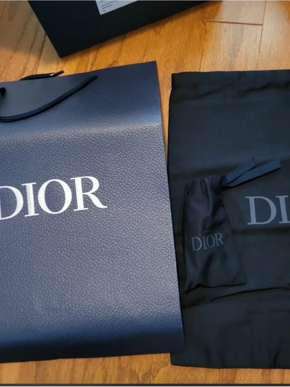 Dior Black and White Men's Athletic Sneakers